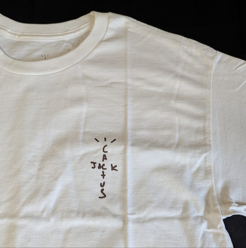Travis Scott Cactus Jack Essentials Tee - White (Size M)